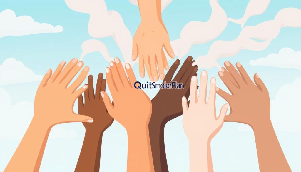 building strong support network for quitting smoking
