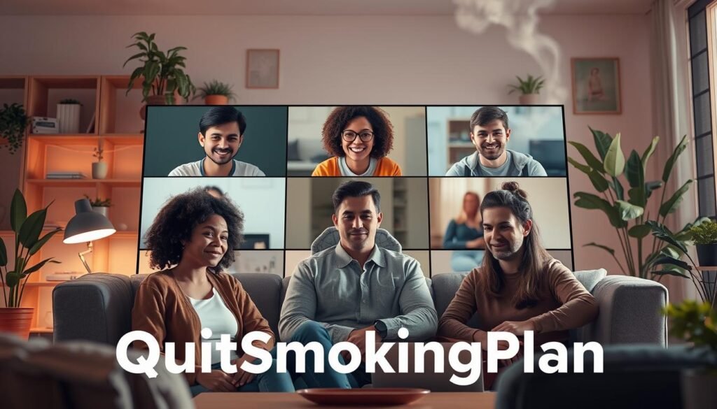 virtual quit smoking team